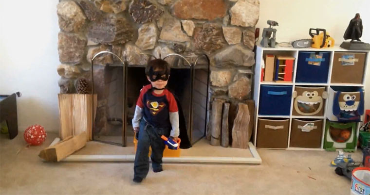 Action Movie Kid James