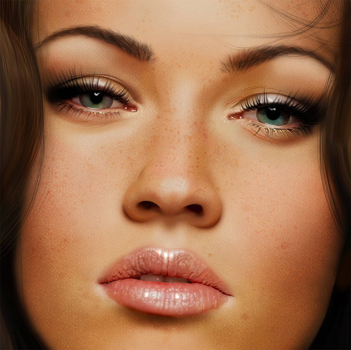 realistische Digitalmalerei: Alice Newberry