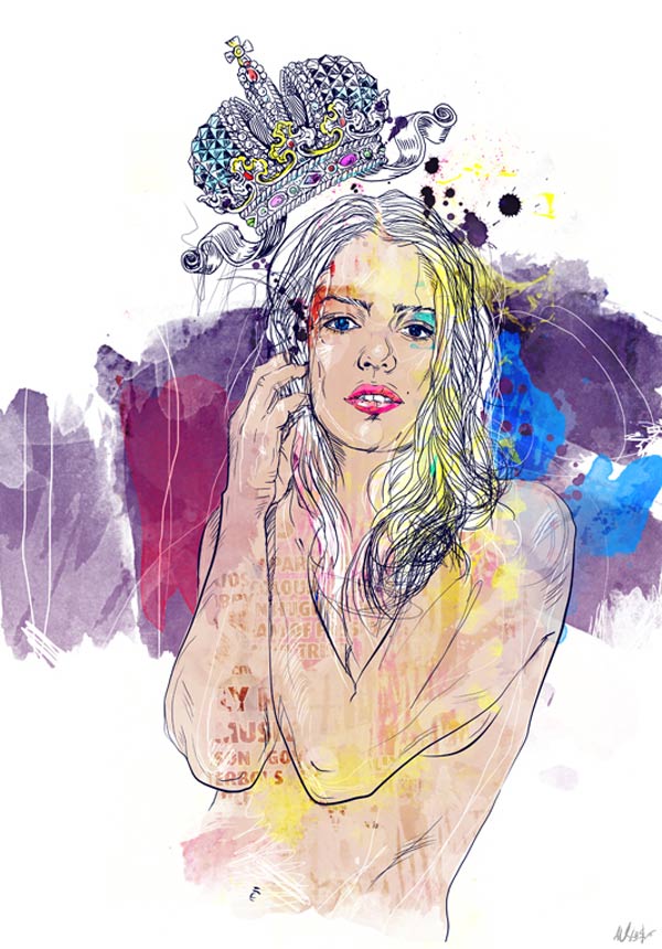 Knallige Illustrationen: Ania Uliash