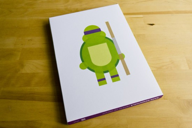 minimalistische Illustrationen fiktiver Charaktere