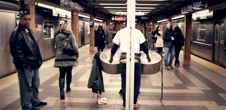 Die Klänge der New Yorker U-Bahn