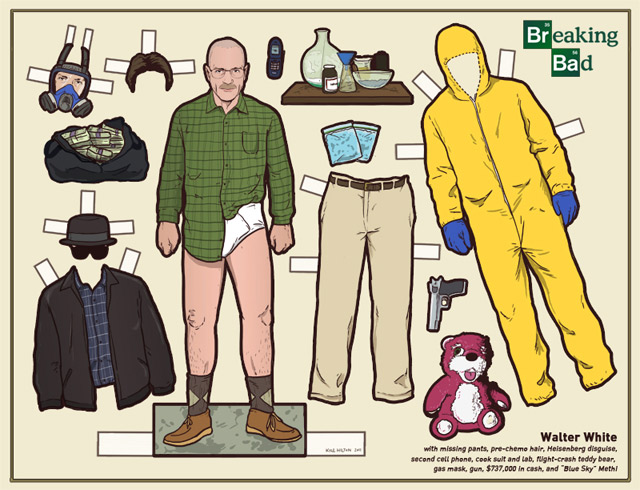 Breaking Bad Paper Dolls
