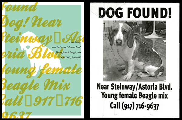 Neu designte Flugplakate