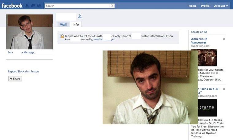 Typ stellt Facebook-Profilbilder Gleichnamiger nach und stellt ihnen Freundschaftsanfragen