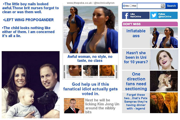 Userkommentare als Zeitungs-Headlines