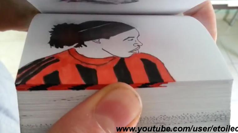 Daumenkino: Ronaldinho- und Ronaldo-Tricks