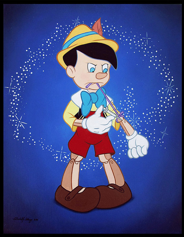 fixender Pinocchio und seine schwulen Freunde