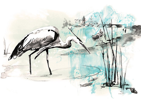 Wasserfarbenillustration: Aimée van Drimmelen