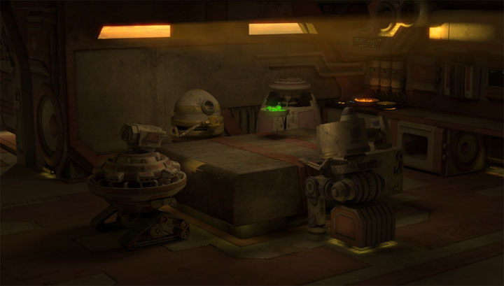 Roboter essen Dubstep zum Abendessen