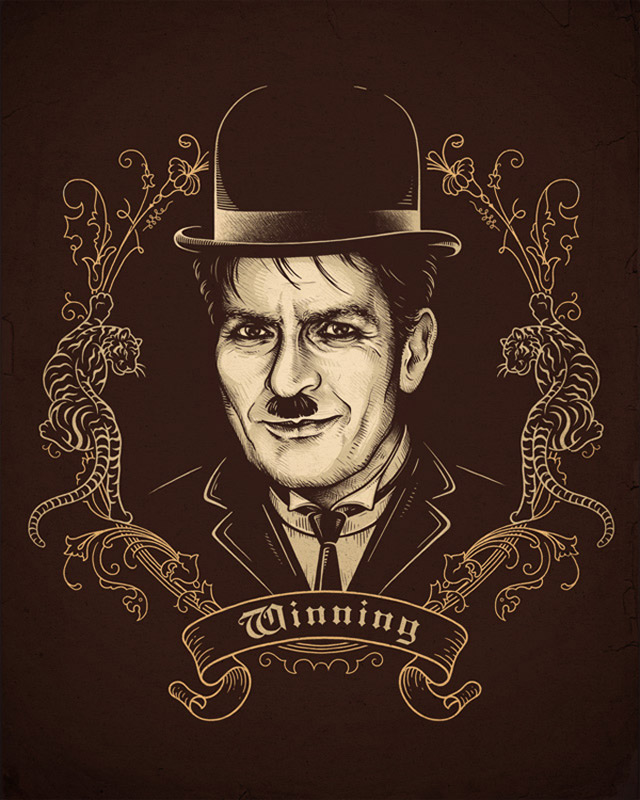 Awesome Illustrationen: Enkel Dia