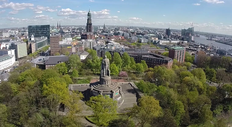 Hamburg von Oben