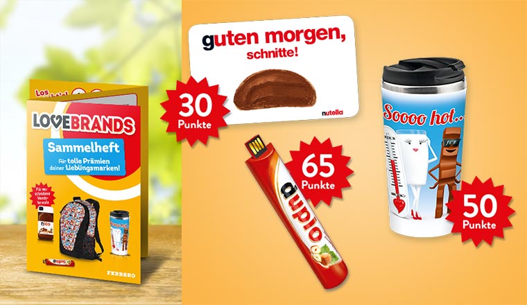 Ferrero Lovebrands & Ich: 0-10 Jahre