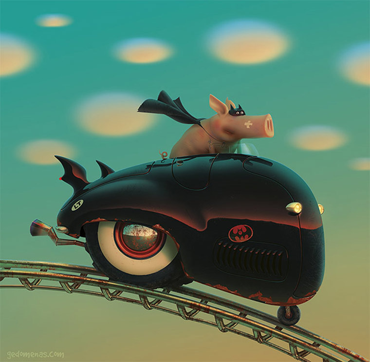 Digital Paintings: Gediminas Pranckevicius
