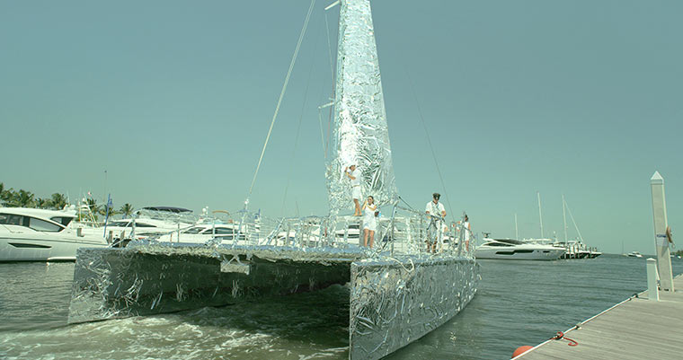 Humongous Tinfoil Catamaran
