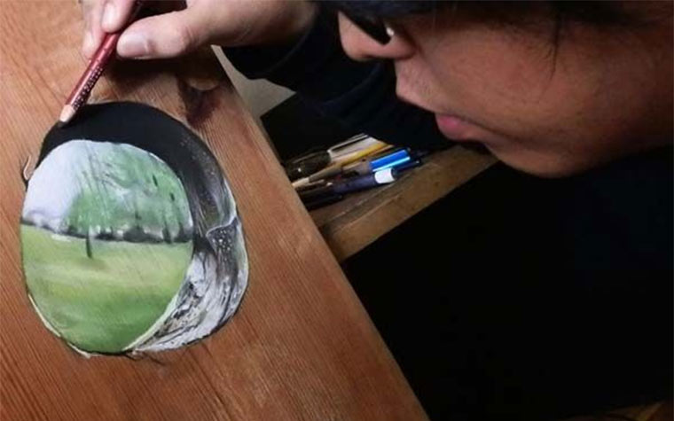 Hyperrealistische Zeichnungen: Ivan Hoo