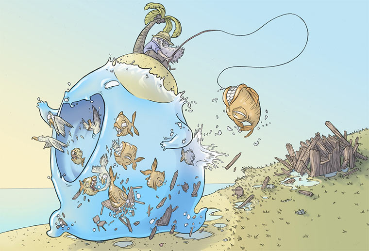 Illustration Jonatan Cantero Fantasiereich und humorvoll