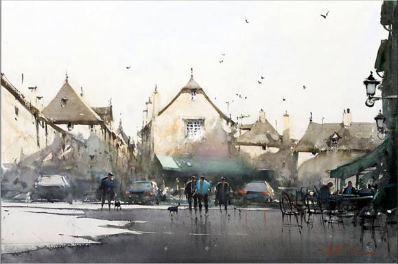 Wasserfarbmalerei: Joseph Zbukvic