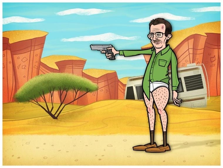 TV-Serien und Filme als Cartoons