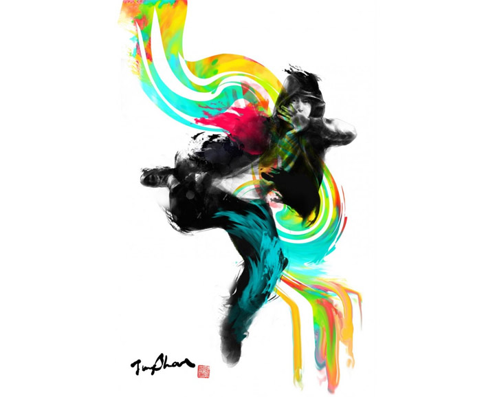 Tinten-Illustration: Jung Shan