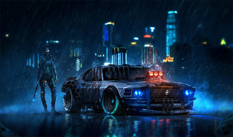 Digital Paintings: Khyzyl Saleem