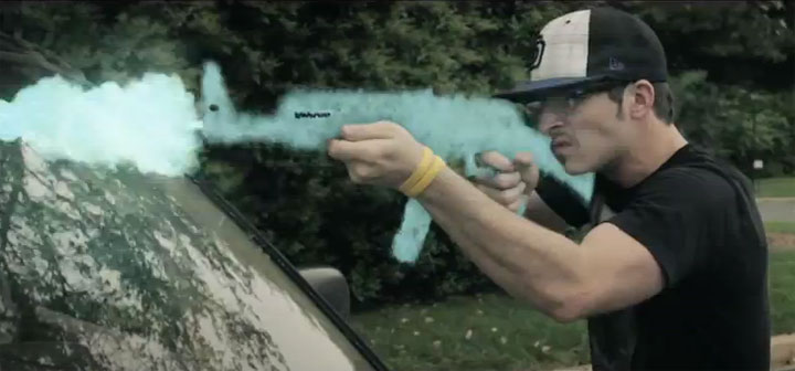 Kreidewaffenschießerei