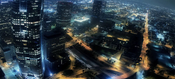 Nacht-Timelapse: L.A. Light
