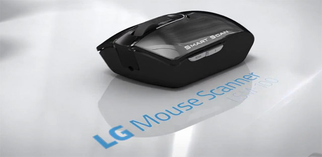 PC-Maus mit eingebautem Scanner