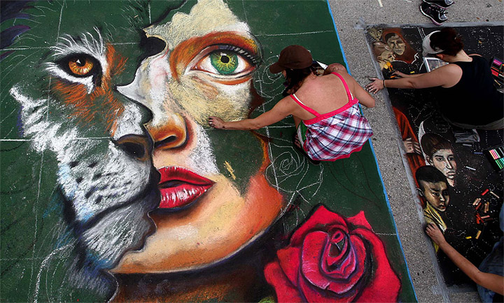 Lake Worth’s Street Painting Festival 2012