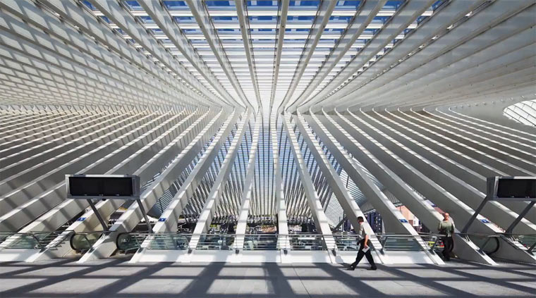 Architektur-Timelapse: Liège-Guillemins