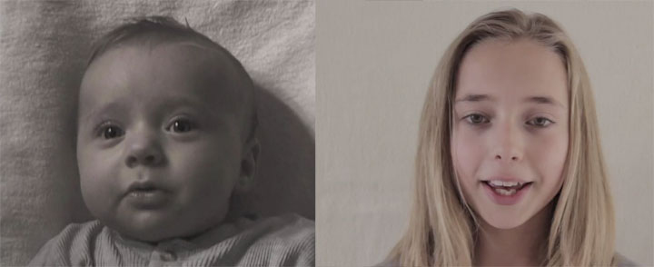 Timelapse: Die ersten 12 Lebensjahre in 2:45