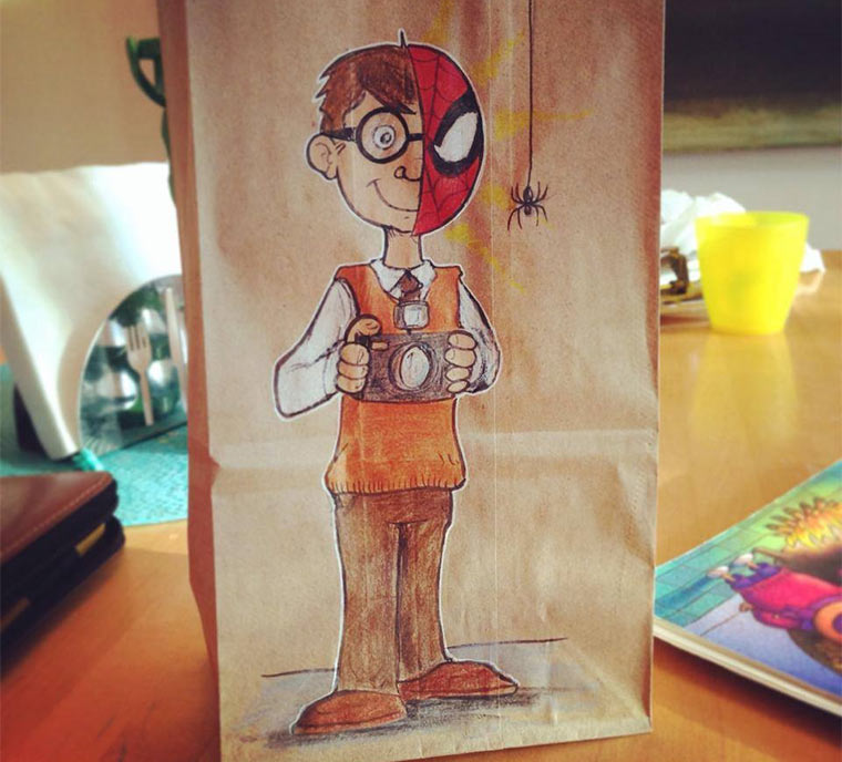 Lunch Bag Art
