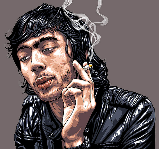 Illustration: Promi-Portraits von Mel Marcelo