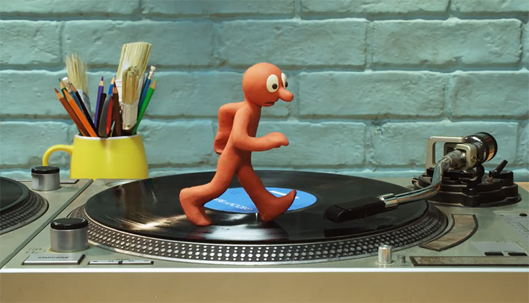 Knetfiguren auf Turntables