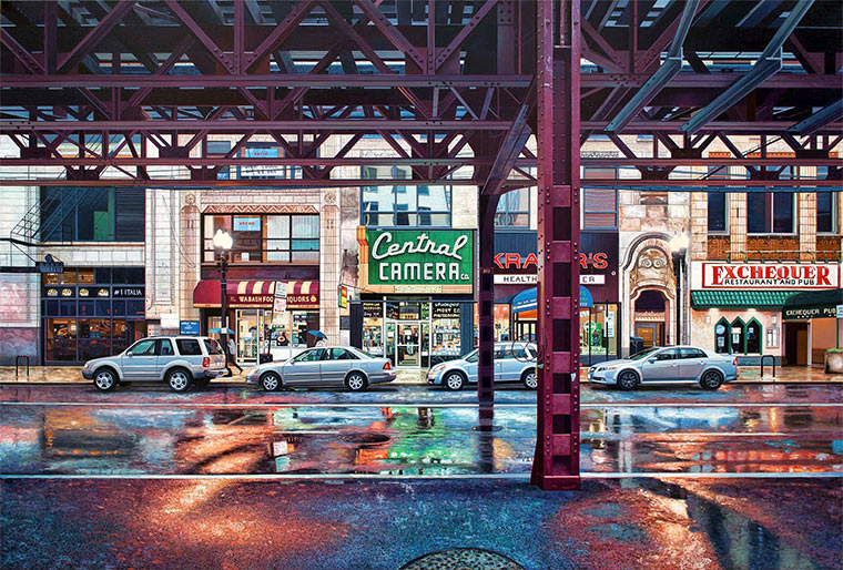 hyperrealistische Stadtlandschaften: Nathan Walsh