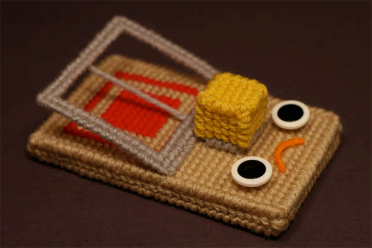 Gestrickte Alltagsgegenstände