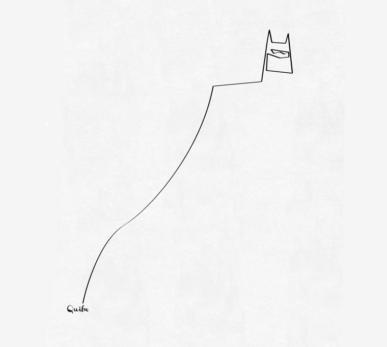 Zeichnungen aus einer einzigen Linie