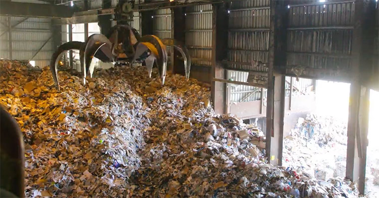 Timelapse: Papierrecycling in New York