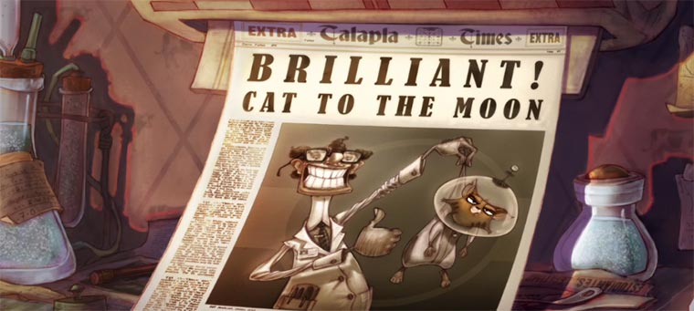 Astronauten-Katze trifft Wissenschaftler Pateurized 