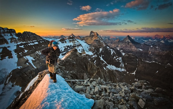 Fotografie von Berggipfeln aus: Paul Zizka