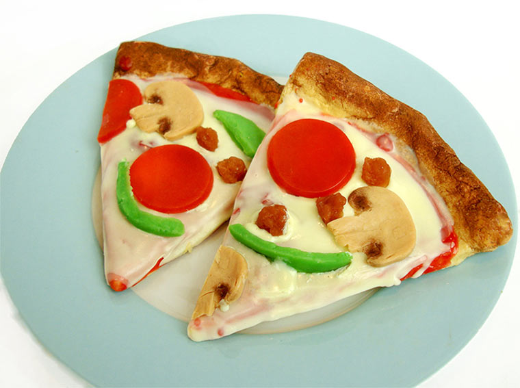 Pizza- und Burger-Seife