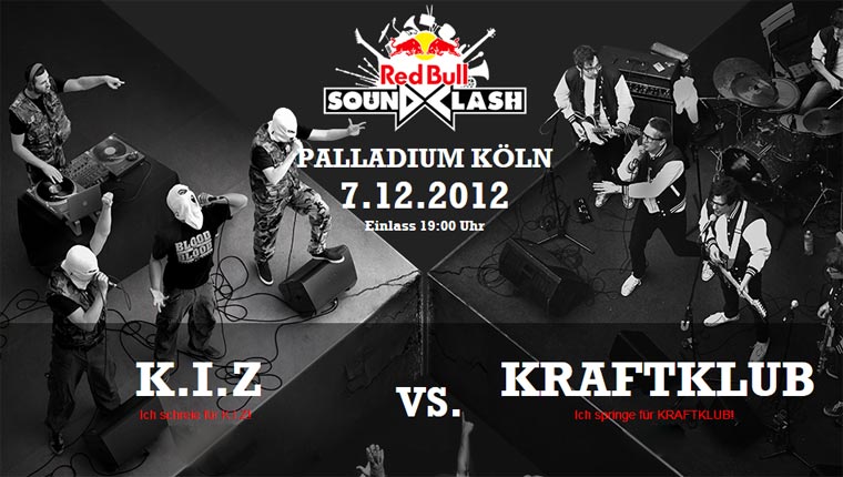 Red Bull Soundclash 2012: K.I.Z vs. Kraftklub