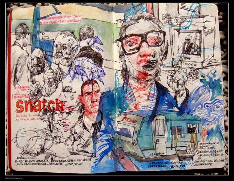 Notizbuchzeichnungen: Reeo Zerkos