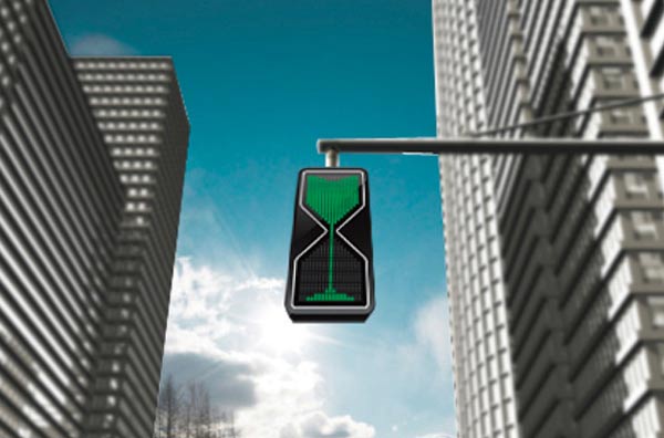 Genial: Die Sanduhr-LED-Ampel