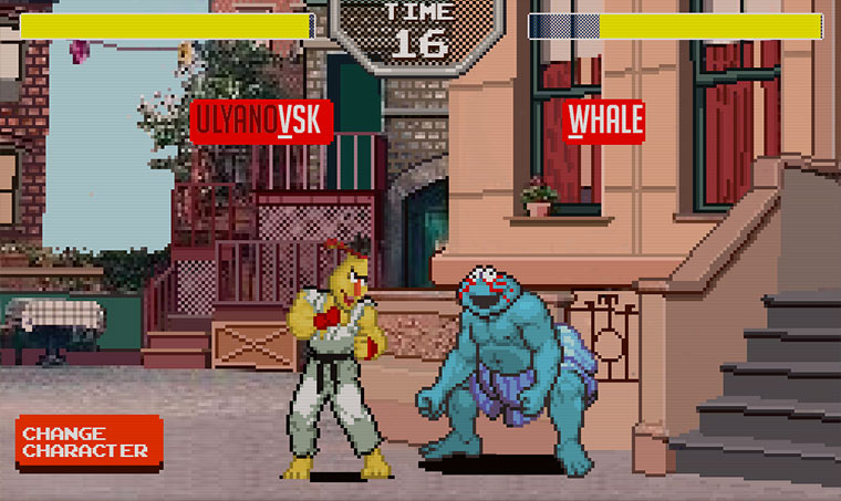 Sesame Street Fighter