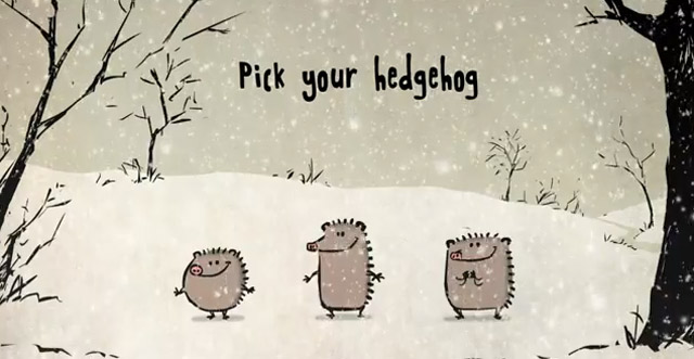Singing Christmas Hedgehogs