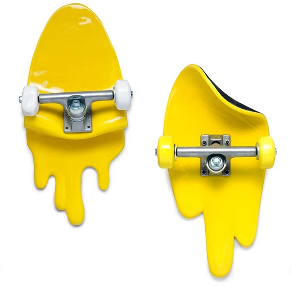 verformte Skateboard-Kunst