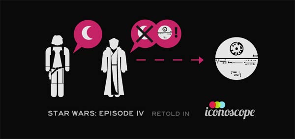 Star Wars Episode IV iconised