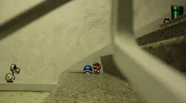 Super Mario im Haus unterwegs