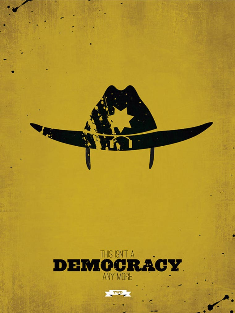 The Walking Dead: Minimalistische Poster