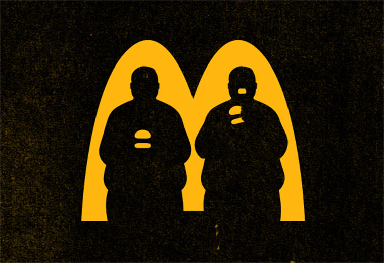 kreative Illustrationen mit Doppelmotiv